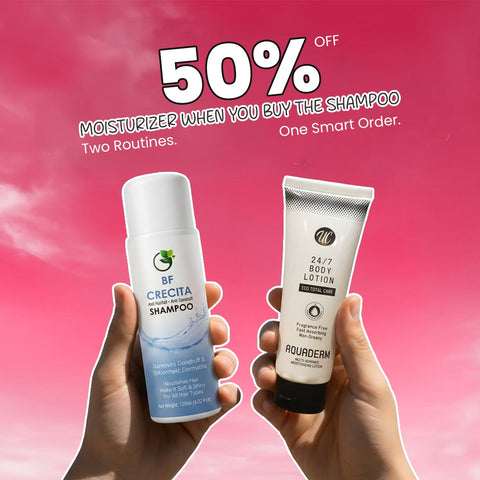 Buy Shampoo, Get Moisturizer 50% OFF